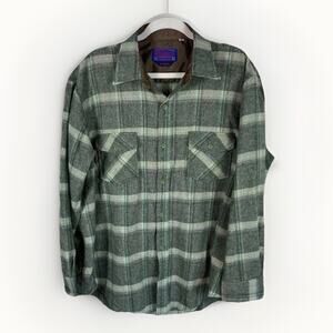 Vintage Ponderosa Shirt Bardon Mens XL Wool Americana Western Eclectic Grandpa
